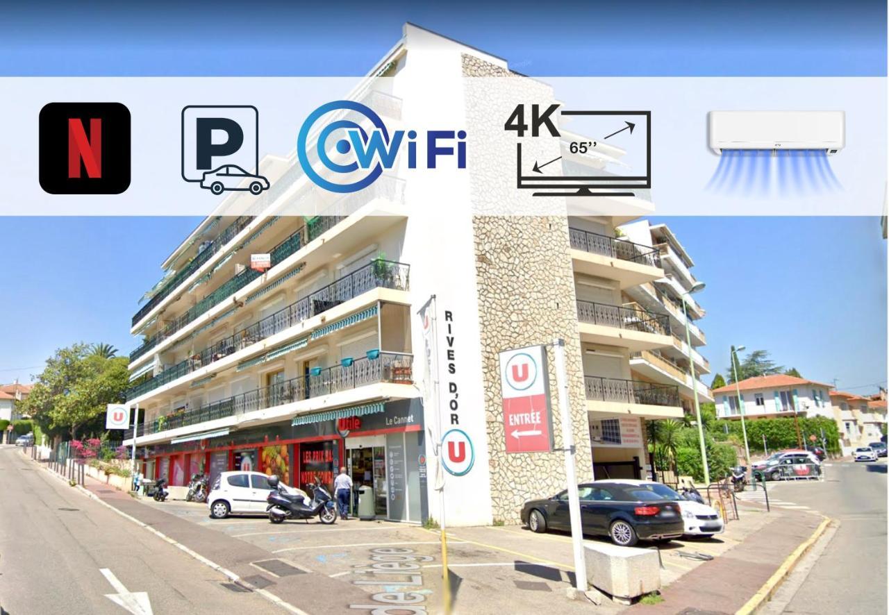 Magnifique Appartement Le Cannet,Cannes, Parking, Wifi מראה חיצוני תמונה