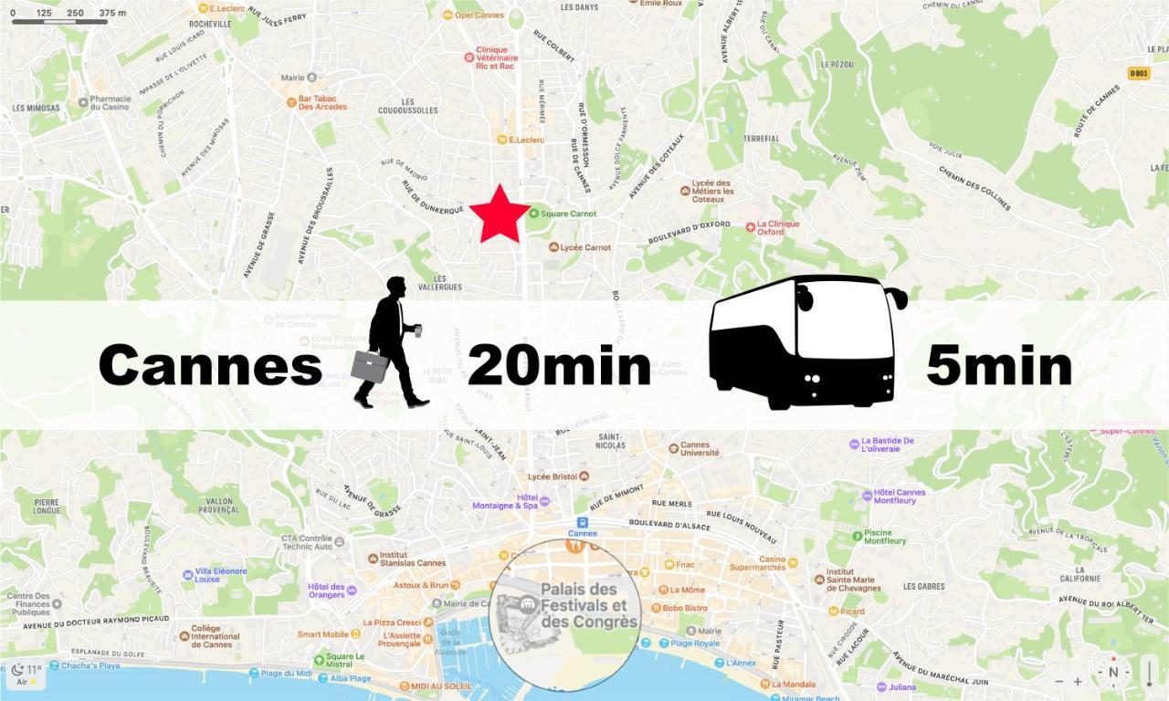 Magnifique Appartement Le Cannet,Cannes, Parking, Wifi מראה חיצוני תמונה