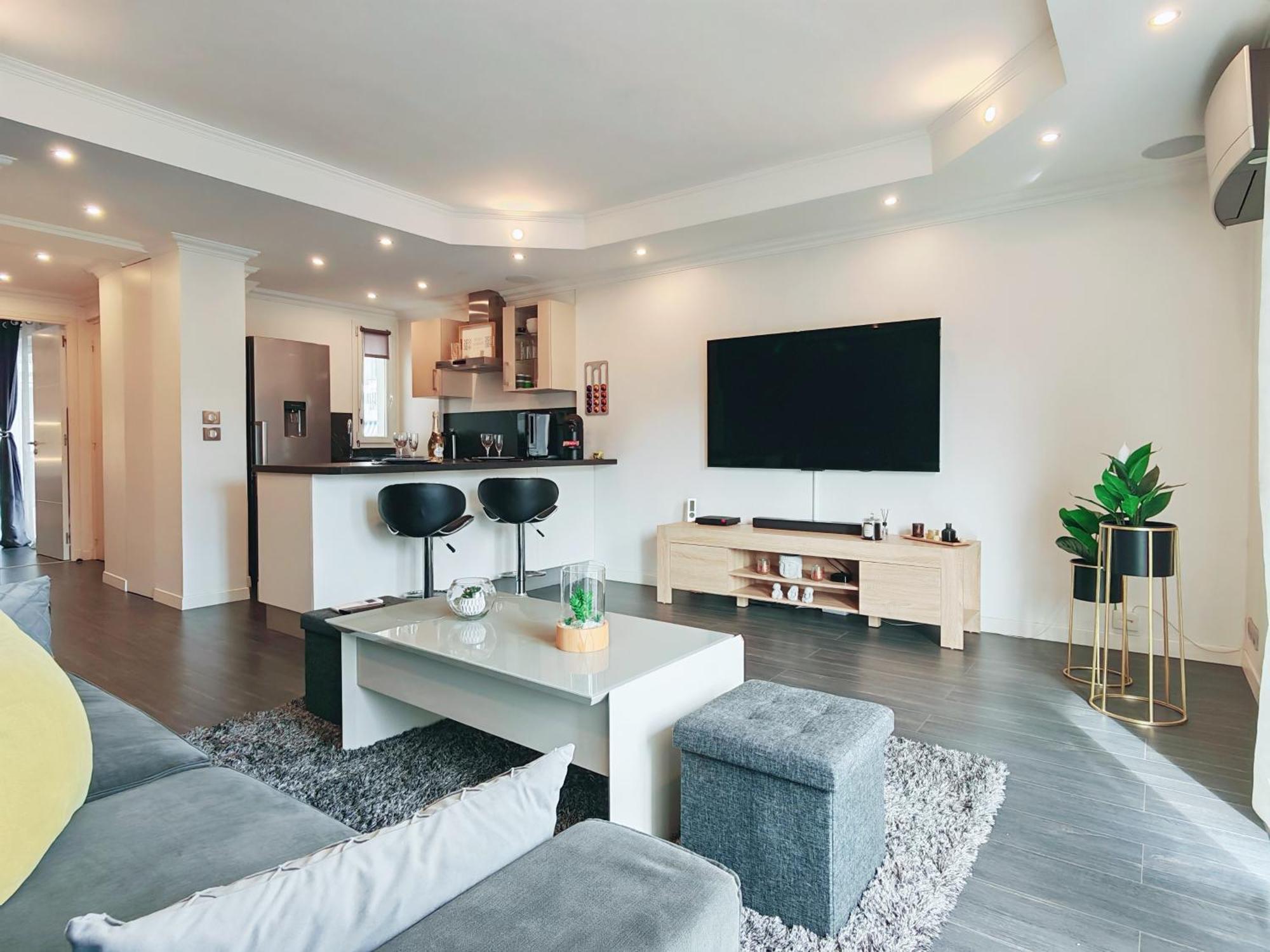Magnifique Appartement Le Cannet,Cannes, Parking, Wifi מראה חיצוני תמונה